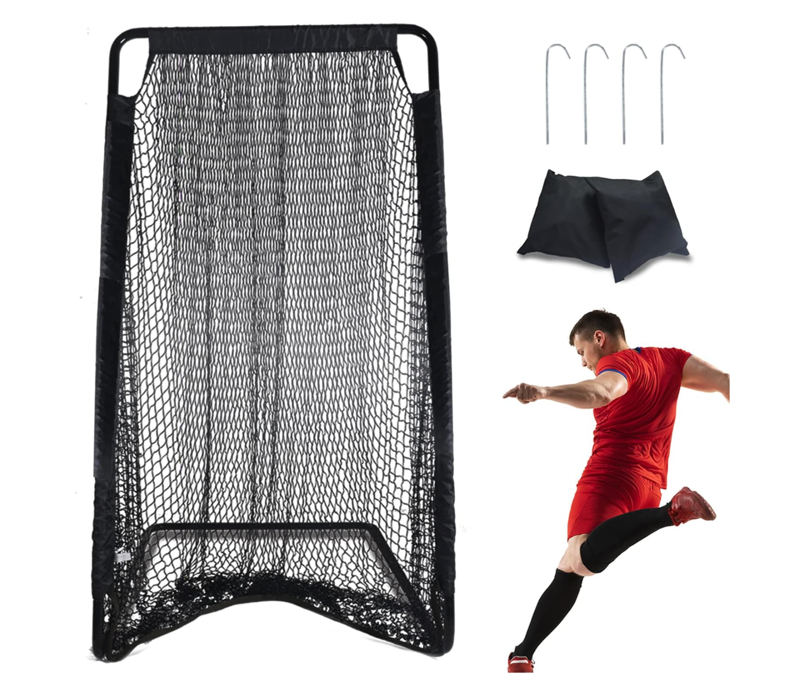 Kapler Football Kicking Net for Kicker 81’’x 41’’