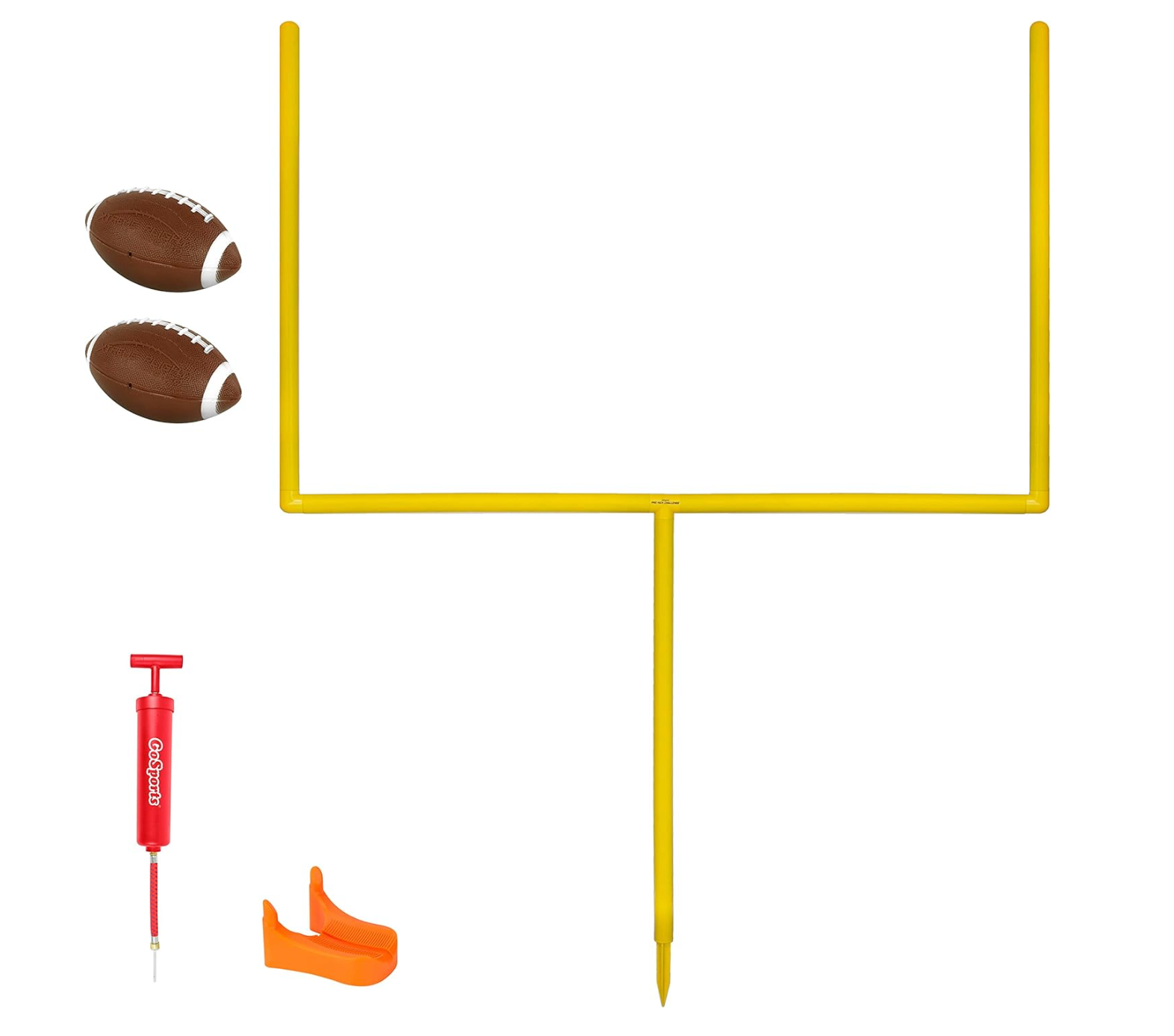 GoSports Football Field Goal Post - 6 or 8 ft Backyard Football Game