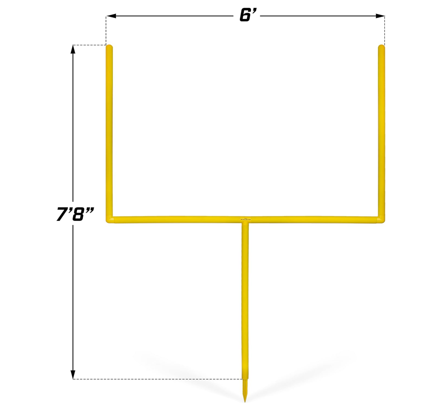 GoSports Football Field Goal Post - 6 or 8 ft Backyard Football Game